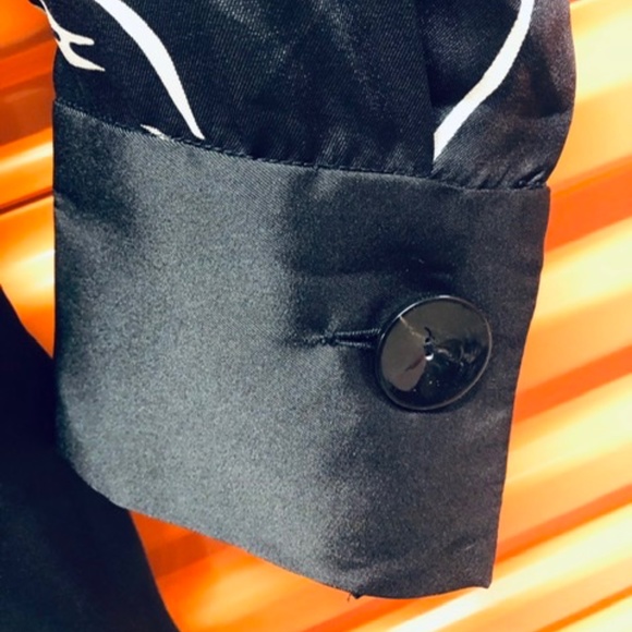 ZARA Satin Midi Dress w Print, S, New - Picture 5 of 9